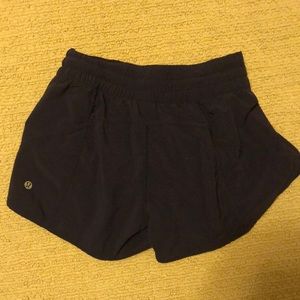 Lulu like new purple running shorts